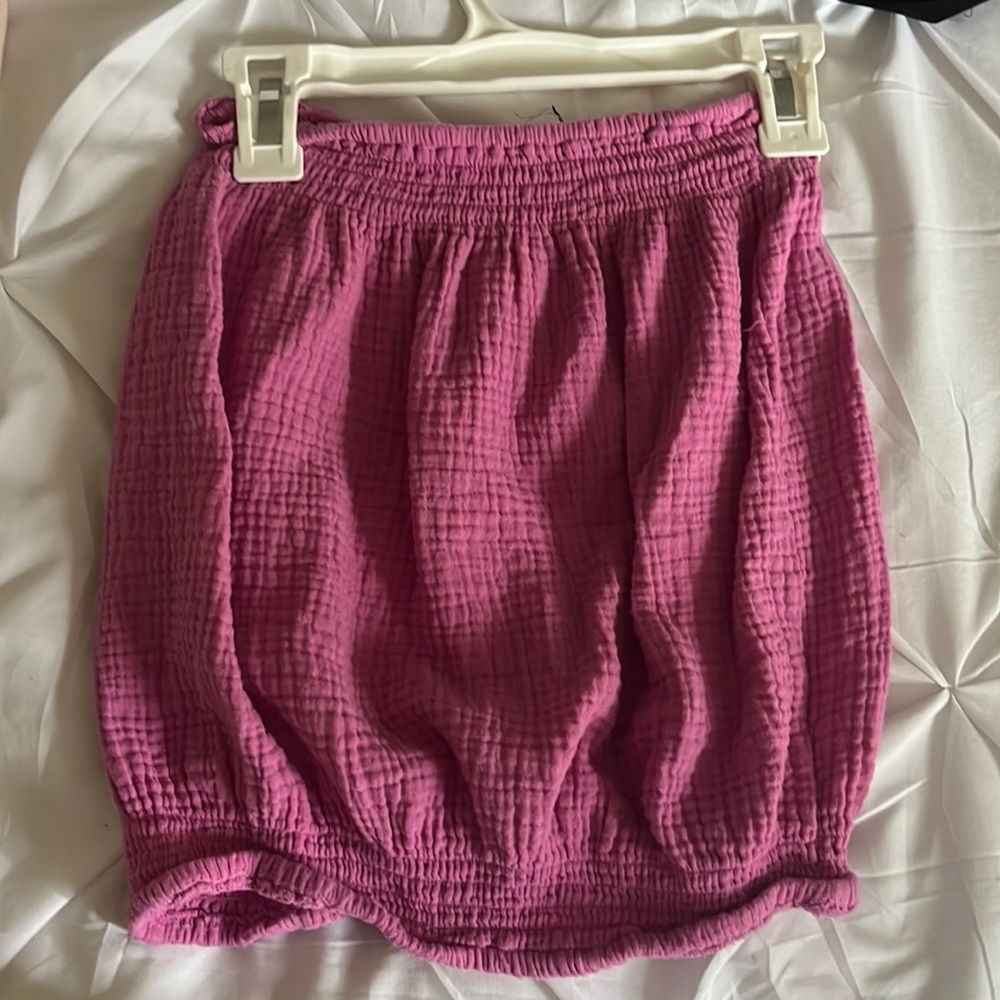 Cute pink tube top
